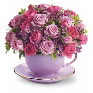 Cup of Roses Bouquet 