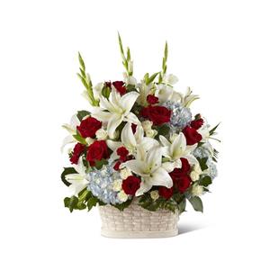 Image of 4048 Greater Glory Basket from Rose of Sharon Florist