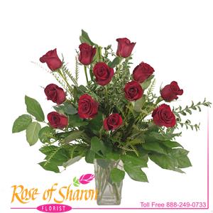 Every Day Rose Arrangements from Rose of Sharon Florist