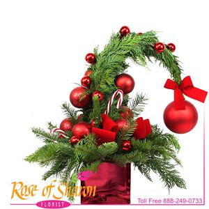 Image of 1903 Grinch Christmas Tree Small from Rose of Sharon Florist
