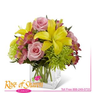 Image of 2271 Breath of Spring Bouquet from Rose of Sharon Florist