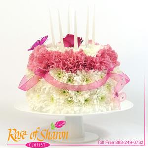Image of 2282 Pastel Birthday Cake from Rose of Sharon Florist