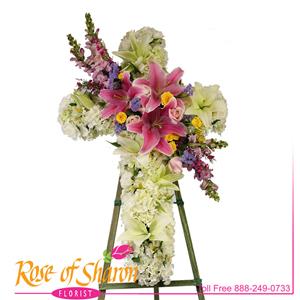 Cross Tributes from Rose of Sharon Florist