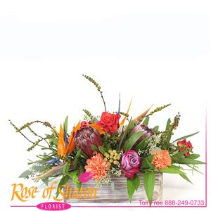 Image of 2321 Aurora Table Arrangement from Rose of Sharon Florist