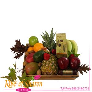 Fruit and Food Baskets from Rose of Sharon Florist