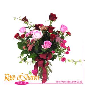 Image of 2791 Amaya Deluxe Rose Bouquet from Rose of Sharon Florist